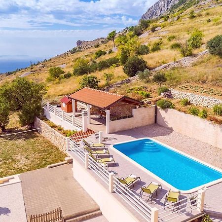 Villa Maslina, With Private 32M2Pool, Panoramic Views On 100Km Coastline, 12 Pax Lokva Rogoznica Bagian luar foto